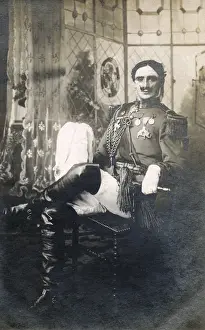 Young man in military uniform, Denmark