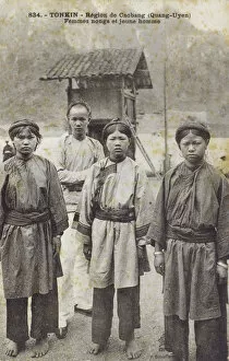 Tough Collection: Young Man and three Nung Women, Vietnam