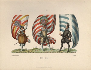 Three young men from family registers of the Three young men from family registers of the