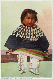Shell Collection: Young Native American girl