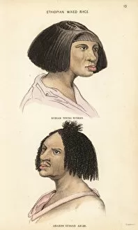 Young Nubian woman and Ababde man