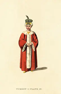 Heir Prints: Young prince, heir to the Sultan's throne, Ottoman Empire