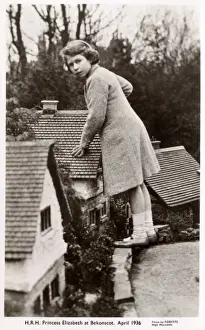 Buckingham Shire Prints: Young Princess Elizabeth at Bekonscot