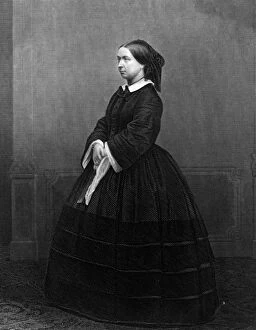 Images Dated 4th August 2016: A young Queen Victoria, 1858