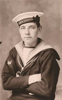 Shotley Collection: Young sailor of HMS Ganges, WW1