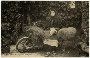 Woman & Wheelbarrow