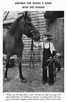 Knits Gallery: Young stable hand, circa 1941