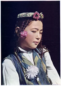 Youthful Collection: Young Turki girl of Kashgar