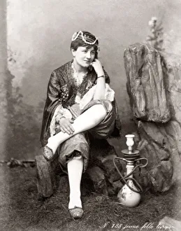 Smile Prints: Young Turkish woman, Turkey, c. 1880 s