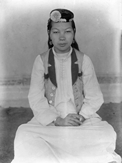 Smoker Gallery: A young Uyghur girl at Kashgar, China