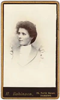 Young Victorian woman, head and shoulders portrait