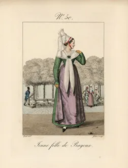 Alsation Gallery: Young woman of Bayeux A novel method making a