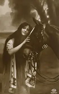 Pelham Prints: A Young Woman and her favourite horse