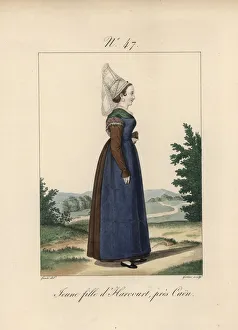 Alsation Gallery: Young woman of Harcourt, near Caen