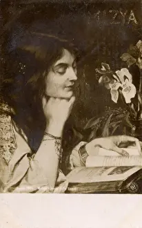 Young woman reading by Henri-Paul Mottez