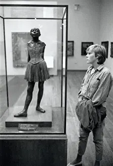 Tate Prints: Young woman at Tate Gallery, London