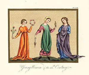 Young women of the 13th century