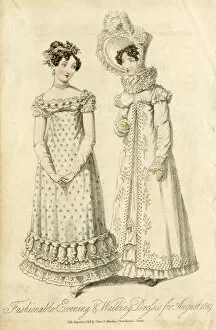 Lacy Gallery: Two young women in Georgian style costume
