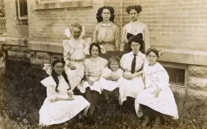 Teenager Prints: Young women and girls in their Sunday best, USA