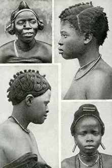 Nigerian Gallery: Four young women, Nigeria, West Africa
