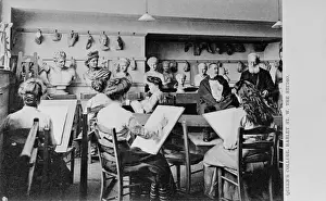 Young women at Queens College, Harley Street, London