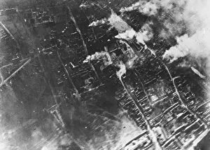 Ypres aerial view WWI
