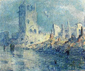 Ypres, The City of Death, Cloth Hall and St Martin's Church