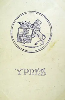 386202 Prints: YPRES Coat of Arms