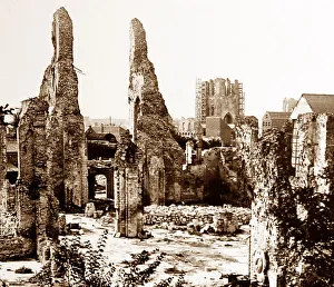 Ypres ruins during the First World War