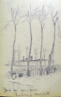 Images Dated 5th May 2009: Ypres as seen from Railway Dug outs