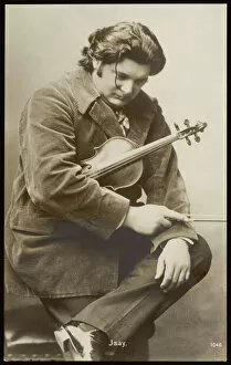 Eugene Gallery: Ysaye with Violin Photo