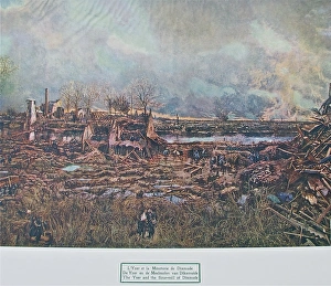 Images Dated 14th July 2012: Yser and flour mill, Dixmude, Belgium, WW1