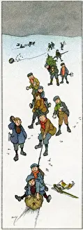 The Yule Log by John Hassall