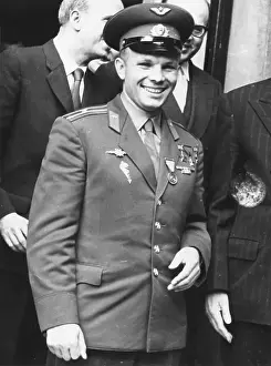 Orbit Prints: Yuri Gagarin Alekseyevich 1934 1968 Russia Russian