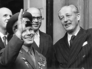 Macmillan Prints: Yuri Gagarin and Harold Macmillan, London