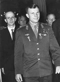 Orbit Prints: Yuri Gagarin, Soviet Russian cosmonaut