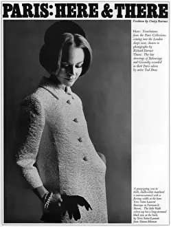 Ladylike Prints: Yves St Laurent coat and hat