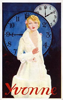 Images Dated 26th April 2021: Yvonne as Astarte, the Goddess of the Moon, at Dalys Theatre, London
