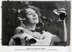Arcadian Prints: Yvonne Fitzroy, actress, theatrical portrait in costume in The Arcadians
