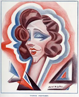 Caricaturist Prints: Yvonne Printemps