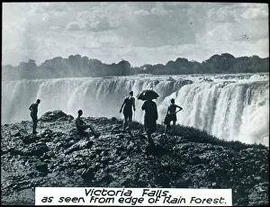 Falls Prints: Zambia - Zimbabwe - The Falls, Victoria Falls