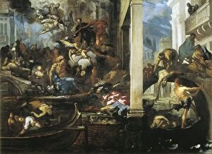 Oils Collection: ZANCHI, Antonio (1631-1722). Death in Venice. 1666