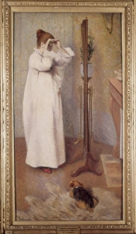 Impressionists Gallery: ZANDOMENEGHI, Federico. Il ricciolo (la toilette)