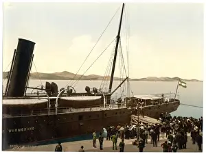 Dalmatia Prints: Zara, landing place, Dalmatia, Austro-Hungary