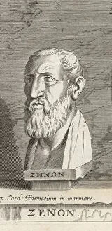 Hellenistic Prints: Zeno, Hellenistic philosopher, c.334-262 BC