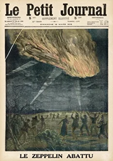 Zeppelin Shot Down