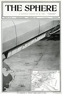 Zeppelin airship flights by night, by G. H. Davis