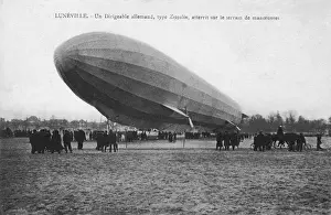 Zeppelin Airship at Luneville