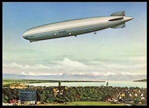 Balloons Gallery: Zeppelin Lz 127 / Postcard