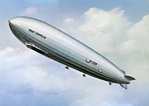 Zeppelin Lz 127 / Postcard